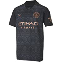 PUMA Manchester City Temporada 2020-21 - Away Shirt Replica SS Jr with Spon Camiseta Segunda Equipación Niños